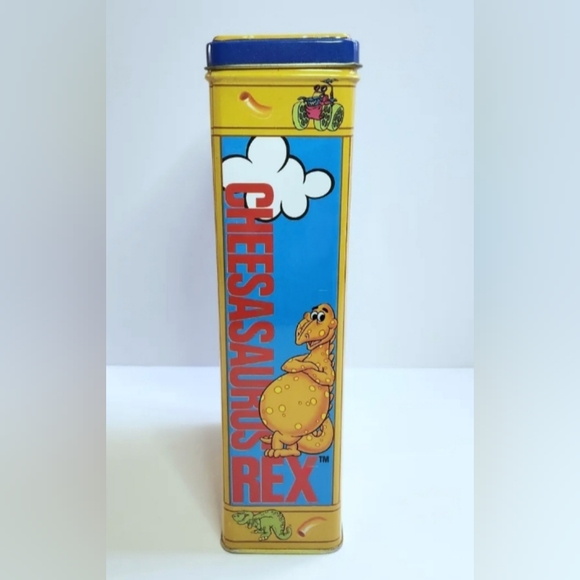 Vintage 1991, Kraft Macaroni & Cheese Cheeseasaurus Rex Tin, NEW in PACKAGE - Picture 15 of 16